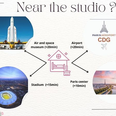 Studio 10Min Paris Centre I Cdg 德朗西 外观 照片